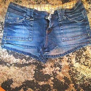 Denim shorts